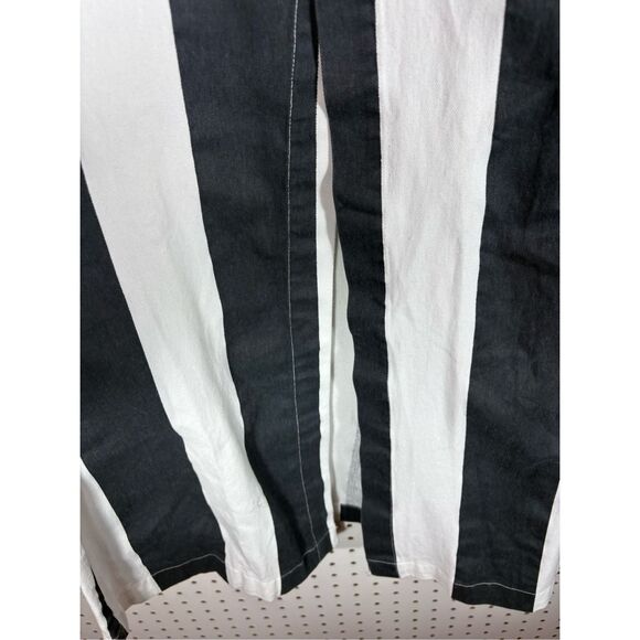 Free People extra wide split hem striped pants size L - Picture 10 of 15